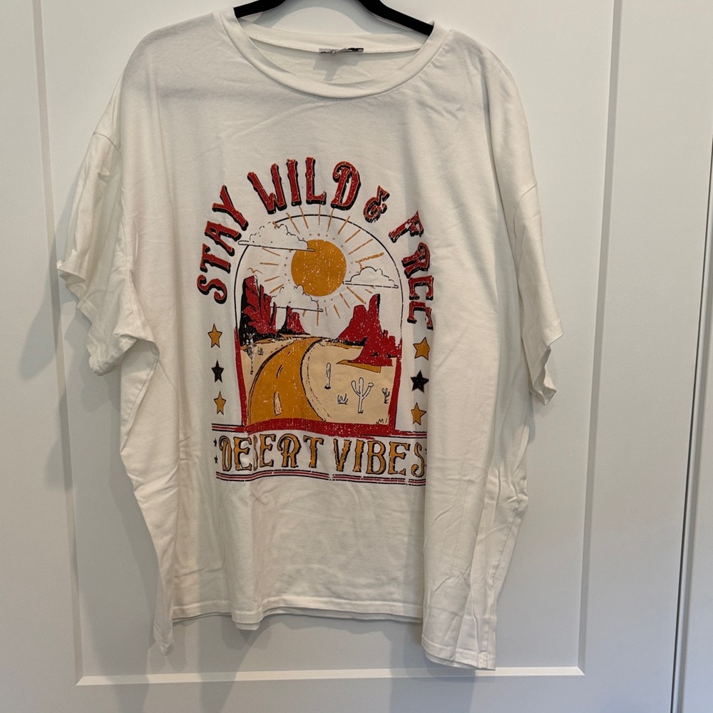 Polagram 3X White Desert Vibes Tee
